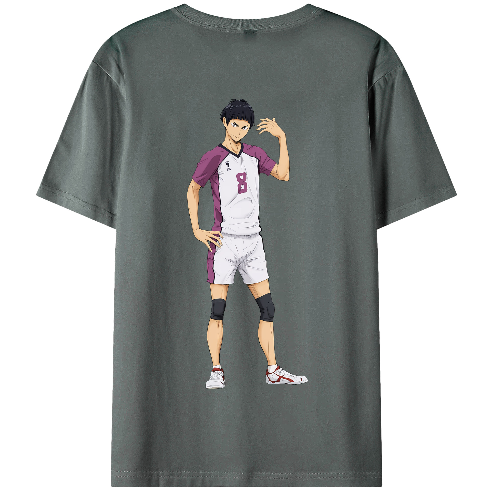 （画像用） ハイキュー!! Haikyu!! 綿100％半袖Tシャツ（背面プリント）